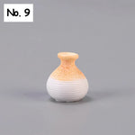 vases résine couleur bleue rose jaune mini paysage décoration jardin moderne