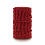 fil macramé coton texturé blanc noir gris bleu rose rouge vert jaune violet artisanal