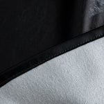 housse canapé moderne simili cuir noir protection imperméable salon grande taille
