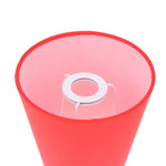abat jour moderne tissu texturé lampe table rouge noir blanc boisclair minimalisteintérieurclaire