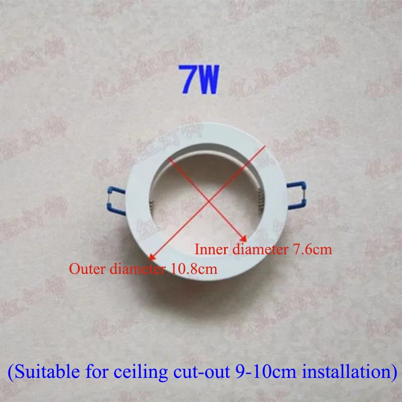 anneau réduction spot led blanc moderne cadre extérieur éclairage intérieur moderne