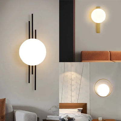 Applique murale LED design scandinave blanc