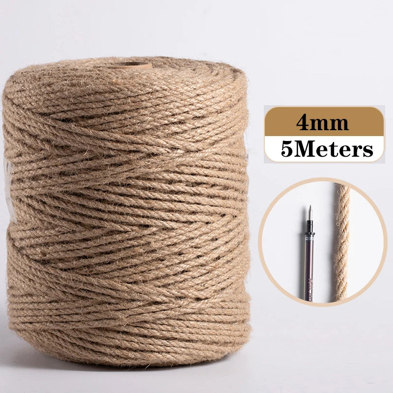 corde coton tissée traditionnelle 10mm 2mètres artisanat sacs vêtements textiles maison écologique haute qualité