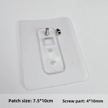 supports adhésifs transparents vis sans clou étagères salle bain auto fixation pièces pvc plastique