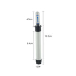 thermometre eau transparent niveaux min max blanc noir moderne jardin