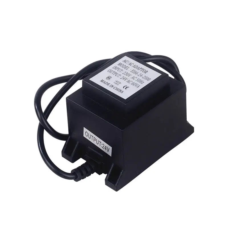 transformateur électrique ip67 étanche ac 220v led driver toroidal noir industrielle 12v 24v 100w