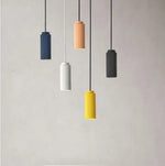 Suspension lumineuse moderne rayées blanche bleu marine noir led minimaliste chambre salon