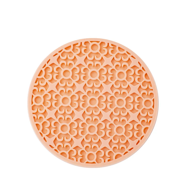 coasters perforés silicone moderne antidérapants diverses couleurs domestiques
