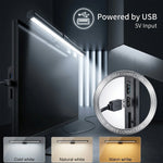 lampe led écran ordinateur suspension table travail étude lecture 30cm clips usb moderne