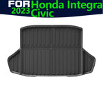 tapis sol noir rayures horizontales tpe imperméable fixations moderne voiture easy clean