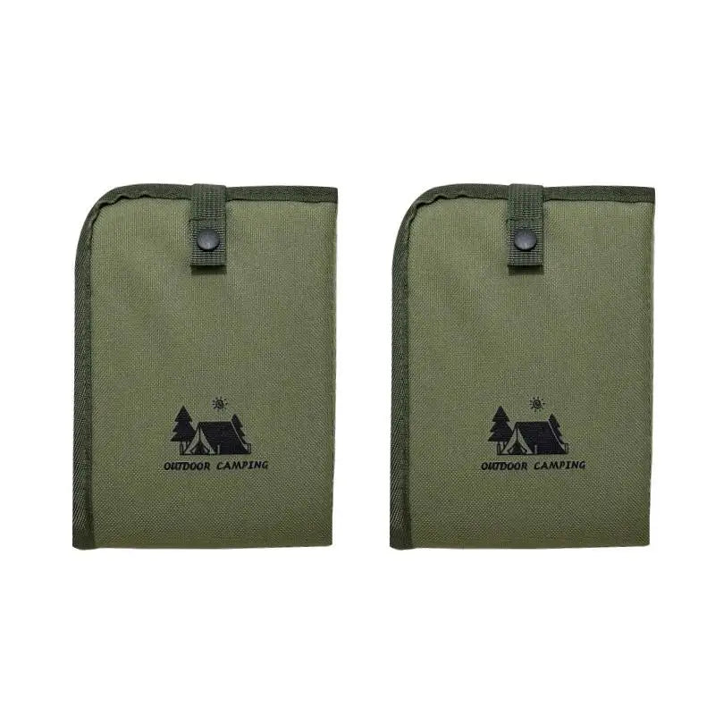 coussin pliable extérieur toile oxford 600d imperméable beige noir vert pratique léger résistant boucle