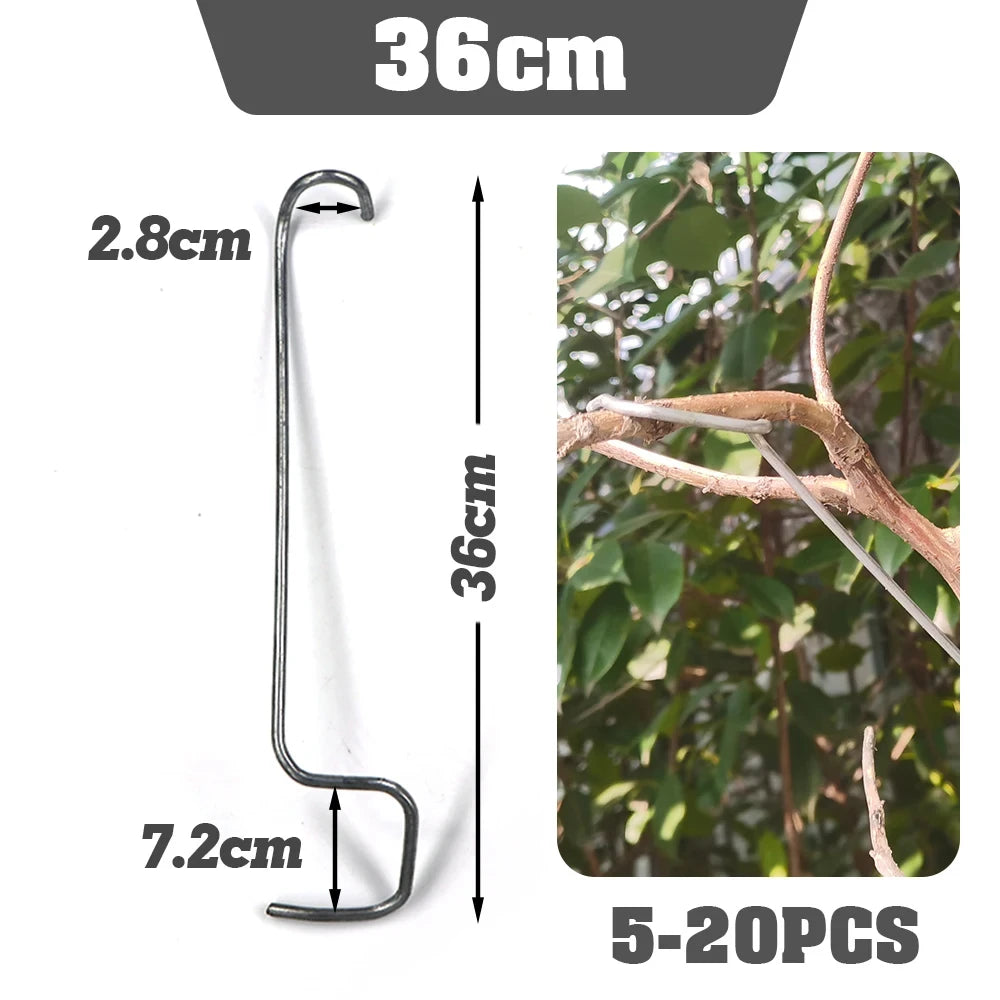 crochet arbre noir argenté moderne adhésif 18cm 26cm 36cm 6cm 12cm 16cm jardinage plantation