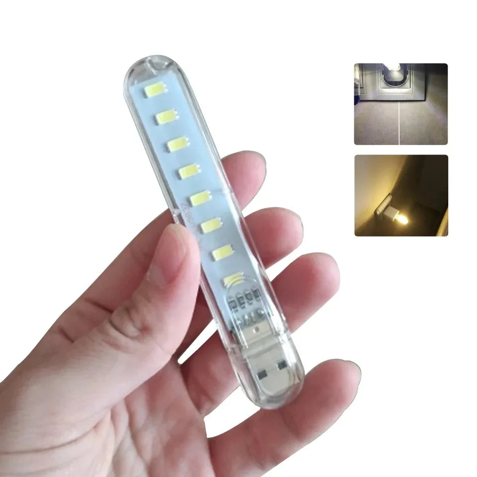 lampe led rechargeable transparente moderne adhésif prise usb 24led 2492000lm rgb veilleuse