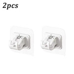 clips suspension adhésifs blancs modernes utilisation multiple support mural rideaux outils cuisine pièces