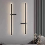 Design artistique de l'applique murale LED dans une chambre moderne