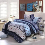ensemble literie moderne housse couette drap plat taies oreiller fleurs gris rose blanc