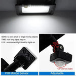projecteur led noir moderne capteur pir interrupteurs rotatifs ip65 étanche 110 240v ul rohs