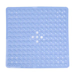 tapis douche moderne perforé drainage anti dérapant salle bain gris clair vert rose suctionolvable
