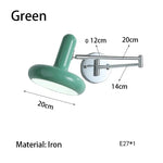 lampe murale articulée crème moderne ampoule E27 réglable hauteur bas led