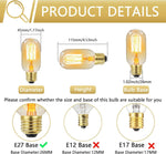 ampoule led filament transparente dorée vintage e27 45mm 115mm 249lm 10000h