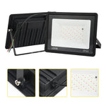 projecteur led noir moderne ip66 clips extérieur 100w 50w 30w 20w 10w
