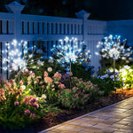 lumière solaire fleur étoiles multicolore moderne extérieure autoinstallation étanche led blanc vacances jardin patios