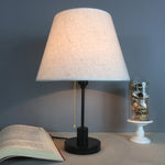 abat jour tissu lin opaque rustique bohème décoration intérieure lampe table moderne chambre
