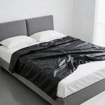 couvre lit noir satiné imperméable pvc moderne élégant facile nettoyer 130x220cm 160x220cm 200x220cm 100x130cm