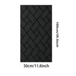 panneau décoratif moderne noir carreaux géométriques opacité 30x45cm 45x45cm 45x50cm 45x60cm 45x78cm