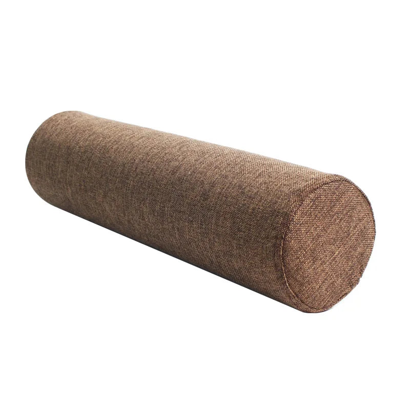 coussin rond mousse mémoire forme ergonomique support lombaire literie moderne