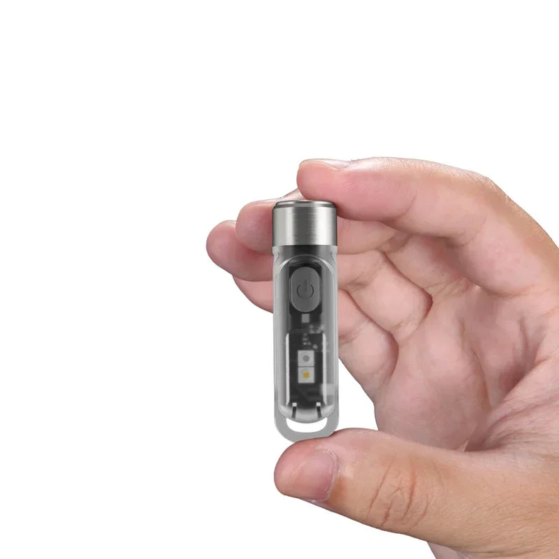 lampe torche rechargeable led uv intense extérieure 300 lumens moderne compact noire verte bleue
