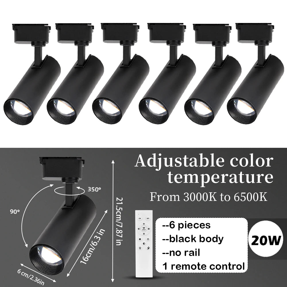 spots led dimmables télécommande moderne noir lisses opaques éclairage urgence certification rohs ccc
