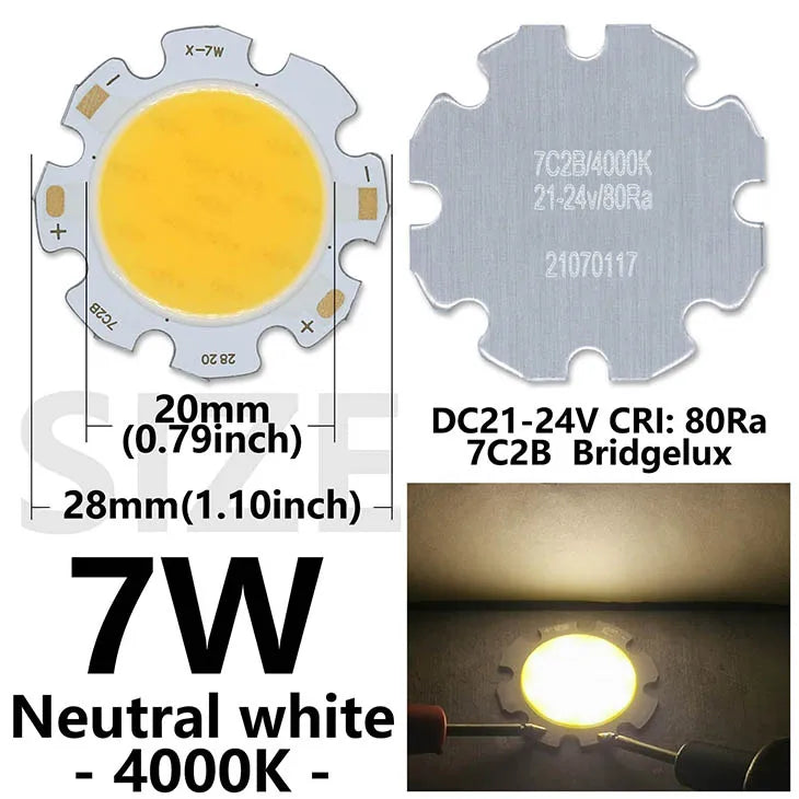 plaque led moderne 28mm 20mm cold white warm white natural white 3w 5w 7w