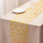 nappe décorative or étoiles transparente mariage festif moderne élégante occasion événement festive