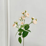bouquet fleurs artificielles roses soies feuilles verte intérieur mariage anniversaire décoration champêtre minimaliste