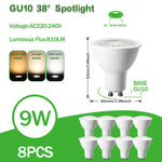 lot ampoules led spot gu11 gu4 blanc éclairage intérieur moderne maison