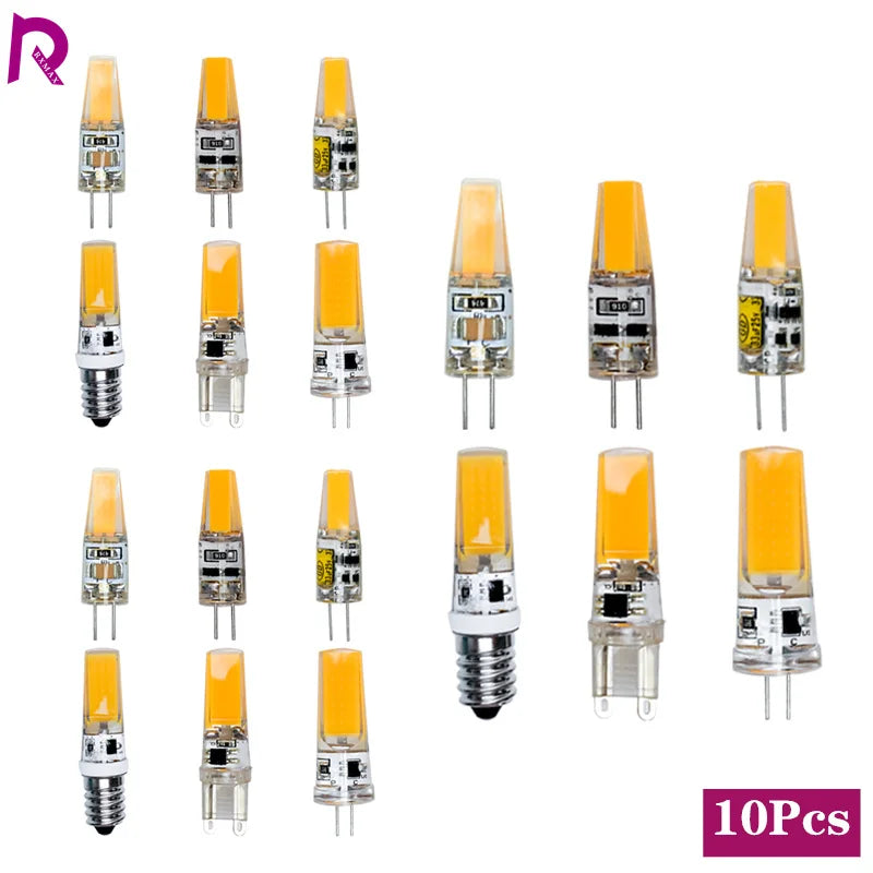 ampoules led g4 g9 e14 3w 6w blanc chaud jaune modernes lustre chambre 20000h