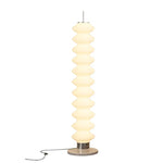 lampe sol moderne blanc rayures horizontales 220V 10~15 sources lumineuses