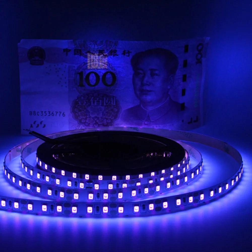 ruban led uv blanc adhésif moderne 60 pcs 5v 12v