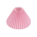 abat jour plissé moderne blanc rose vert pliable opaque salon chambre