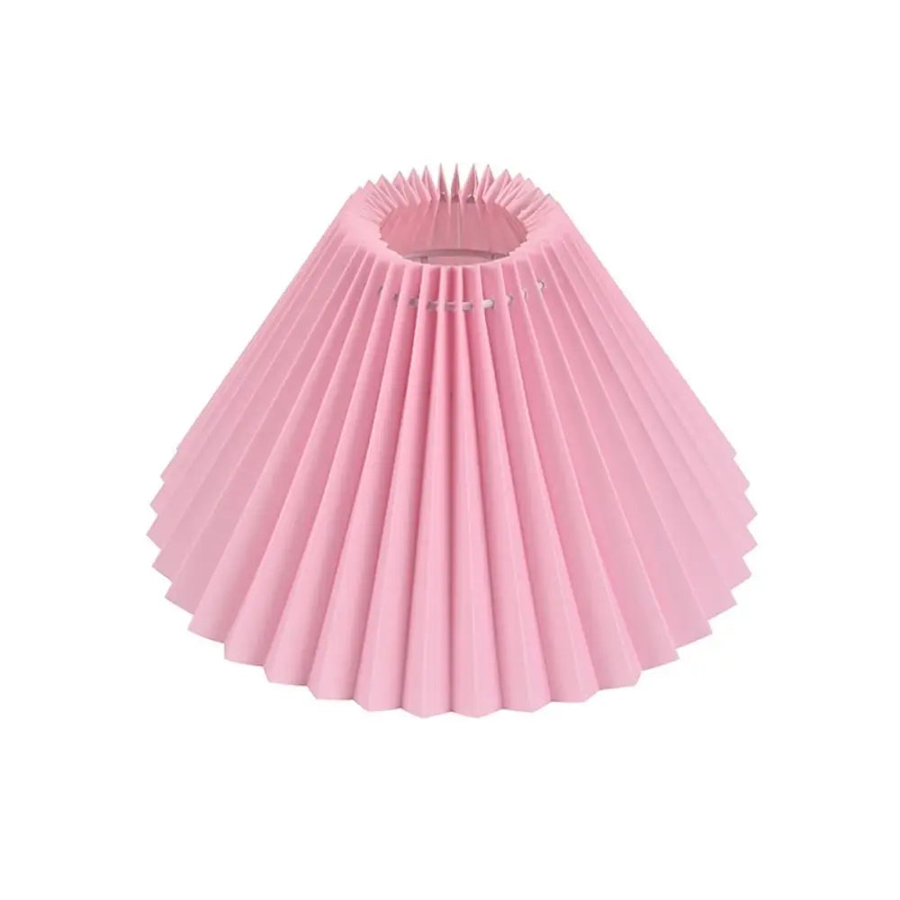 abat jour plissé moderne blanc rose vert pliable opaque salon chambre