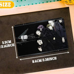 sticker anime ghost shell waterproof réutilisable moderne graphique carte crédit pièces