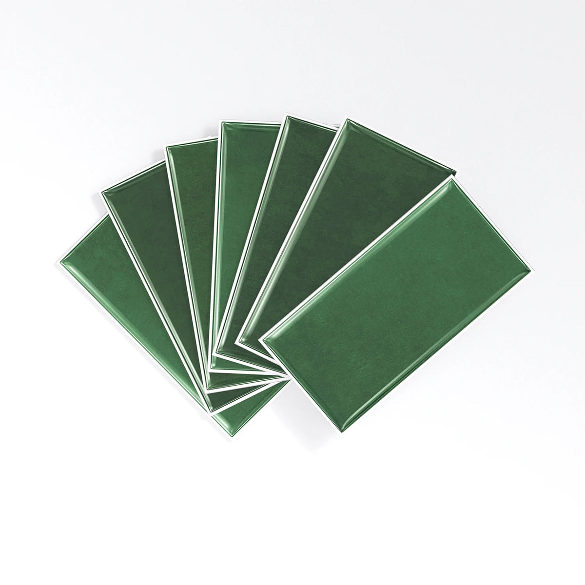 autocollants murals rectangulaires adhésifs modernes vert bleu marine violet résistants l'eau pvc carreaux mur