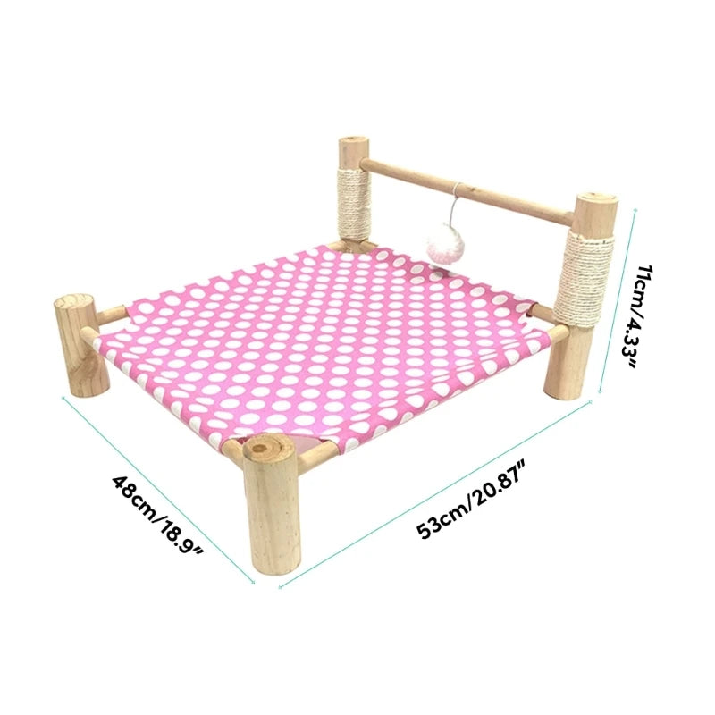 lit animal chat tapis beige rayures motifs floraux bohème naturel rustique
