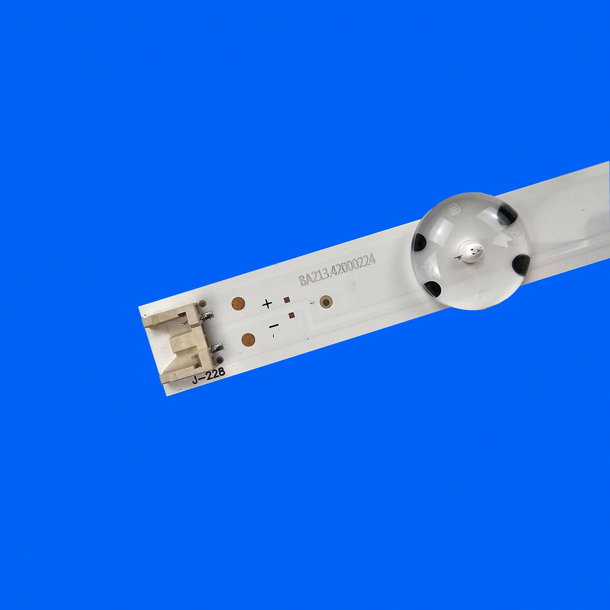 barre lumineuse led blanc bleu moderne fixée connecteurs électriques boutons fixation kit 10 pcs
