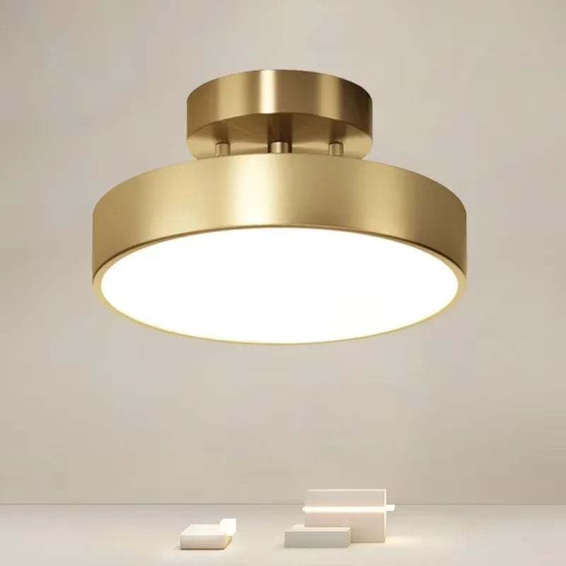 lampe moderne or noir minimaliste 15cm 20cm 30cm led warm light