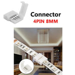 connecteurs led ruban 2pin 3pin 4pin 8mm 10mm adhésifs modernes blancs certifiés rohs cee