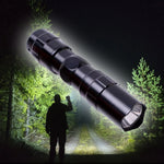 lampe torche led noire portable rechargeable annuaire porte clefs moderne campingextérieur