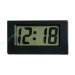 horloge numérique noir blanc moderne affichage lcd rectangulaire