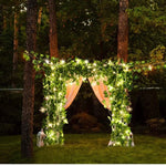 guirlande lumineuse solaire feuilles vertes led ip65 autonome 5m décoration extérieure noël festive